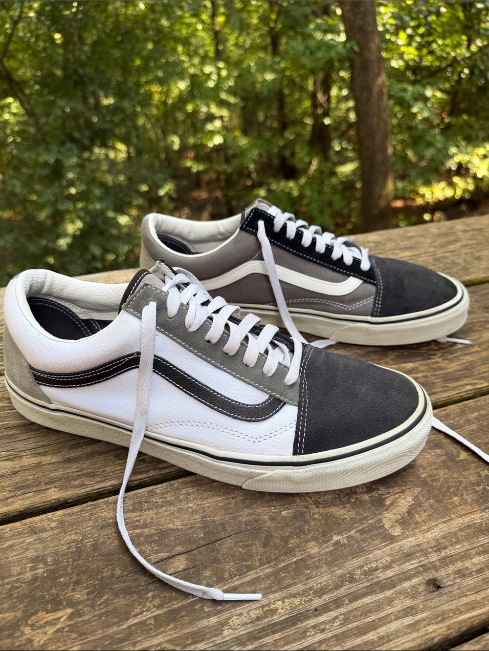 VANS OLD SKOOL COLOR-BLOCK SKATE SHOES